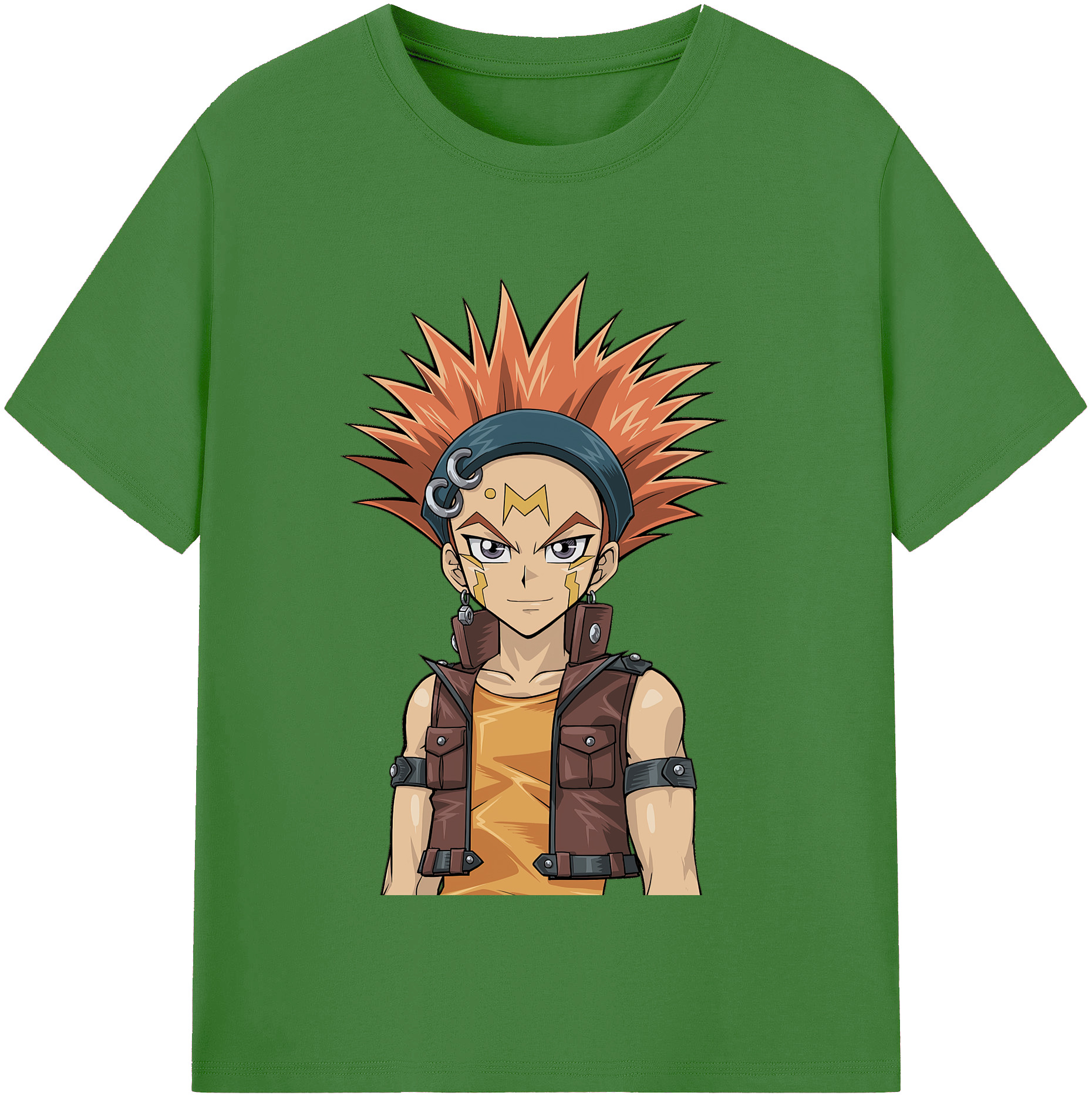 （画像用） 遊☆戯☆王 Yu-Gi-Oh! レディースカジュアルプリントTシャツ（綿100％）